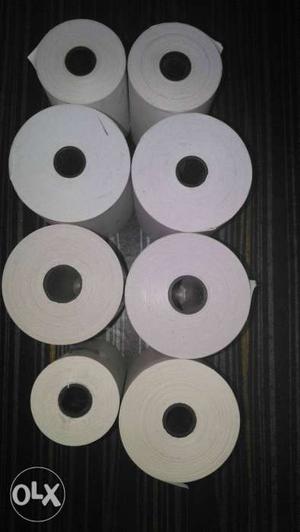 Thermal roll or POS paper. (100 pcs set) 