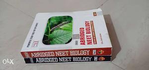 Two Abridges NEET Biology Books