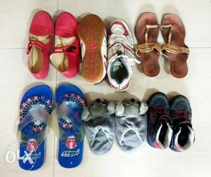 All leather sandals and shoes together for sale