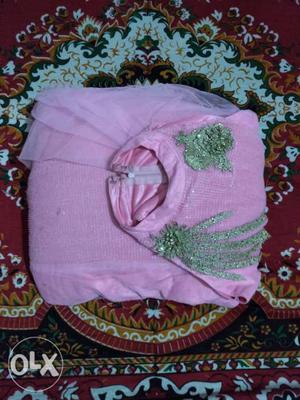 Baby pink dress gaun 20 day old