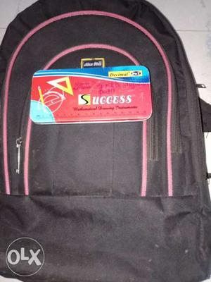 Black And Pink Success Backpack