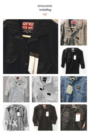 Black And White Denim Jeans Collage