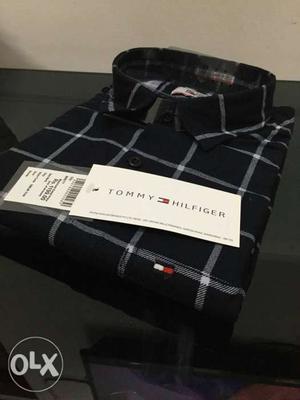Black And White Tommy Hilfiger Polo Shirt