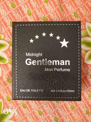 Black Midnight Gentleman Men Perfume Box