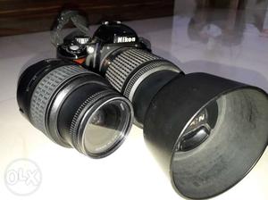 Black Nikon DSLR