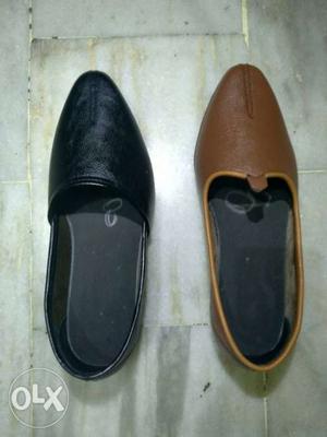 Brown And Black Shoes