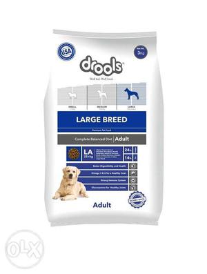 Drools dog food 12 kgs brand new unused unopened
