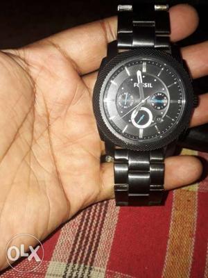 Fossil chronograph watch 1month old. all original