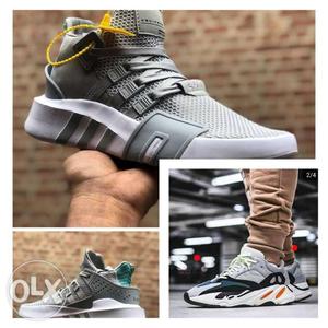 Grey-and-white Basketball Shoes Collage