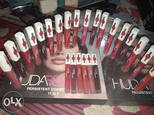 Huda beauty matte lipstick set of 24 pcs only 