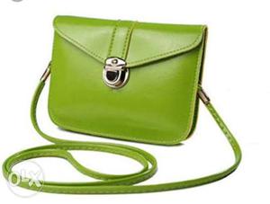 Light green stylish brand new Leather purse for ladies.