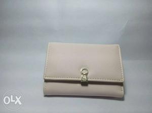 New ladies mini pu leather purse (light pink)