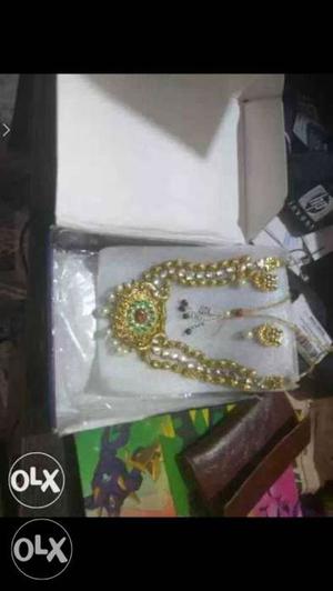 One gram gold jewellery for wedding ad functions