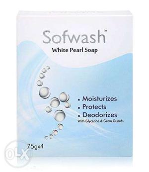 Sofwash White Pearl Soap Box
