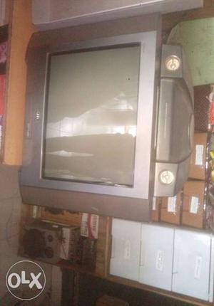 Sony Trinitron 21" Tv With Woofer Sound System In