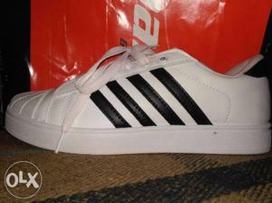 Sparx brand new White And Black Low-top superstar Sneaker