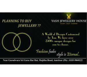 Yash Jewellery House for Unique, Design Amritsar