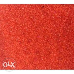 9.7kg red crystal sand for home decor, aquarium