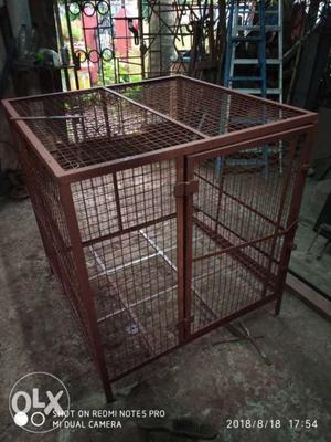 Dog Cage with openable door.3feet by 3 feet box 1