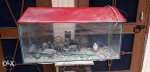 Good condition hand made aquarium with accessories