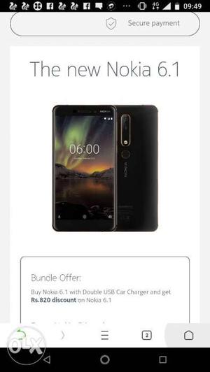 I want. Sell my Nokia 6.1