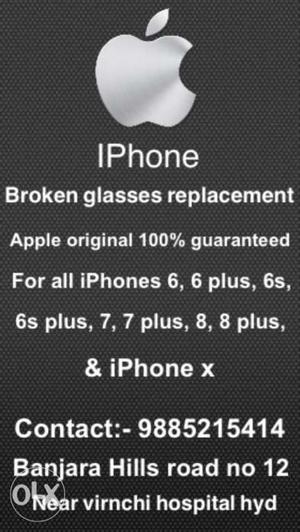 IPhone screens replacement 100% original on best