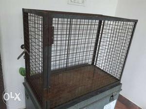Large dog cage. strong base of iron sheet.