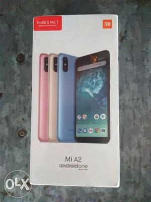MI A2 sealed pack piece available in black colour