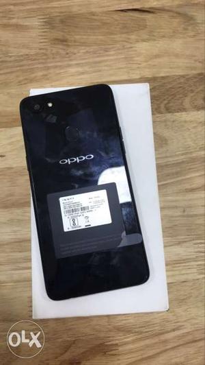 Oppo f black Full box no warranty Contact no