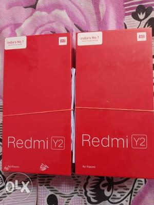 Redmi Y2 sealed pack available Both colour gold &
