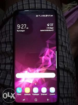 Samsung S9 64GB Black 3 Months Old Bill, Box and