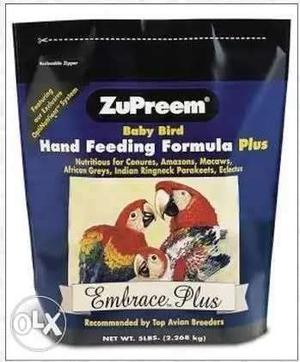 Zupreem Embrace Plus Hand feeding formula for baby birds