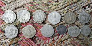 12 coins combo,5 paise,10paise..etc.
