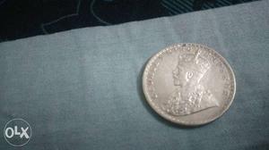 Antique coin from . it's a silver one rupees coin