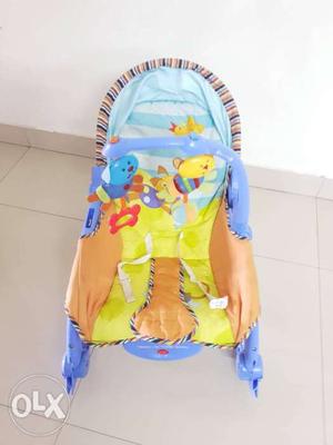 Baby's Yellow And Blue Bouncer