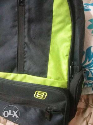Black And Green Sketcher Backpack