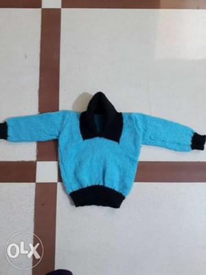 Blue And Black Sweater