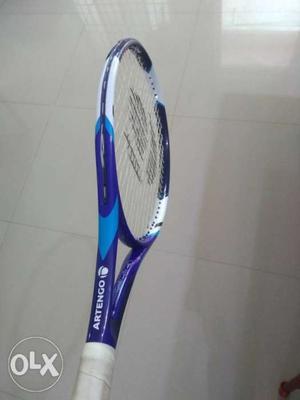 Blue And White Artenco Tennis Racket
