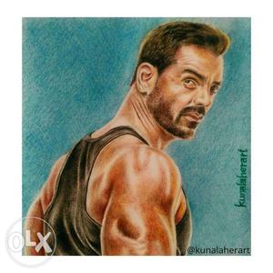 Coloured pencil sketch by artist Kunal Aher (A5