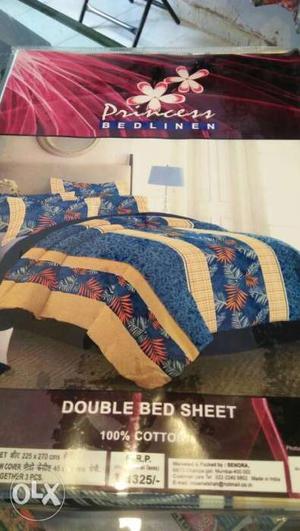 Dublle new bedsheet only 350rs loot offer