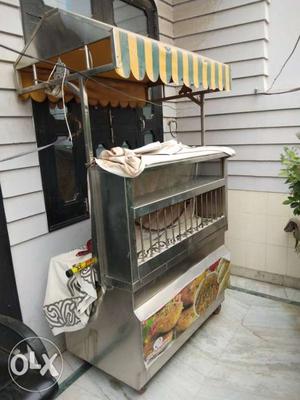 Gray Food Cart