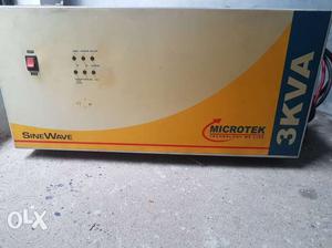 Microtek 3 KVA Inverter for office use purpose supportable 4