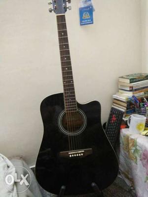 My guitar Pluto company semi acoustic with tuner
