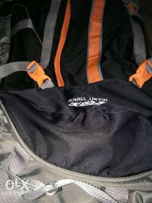 New Black And Orange mount track 95L Backpack