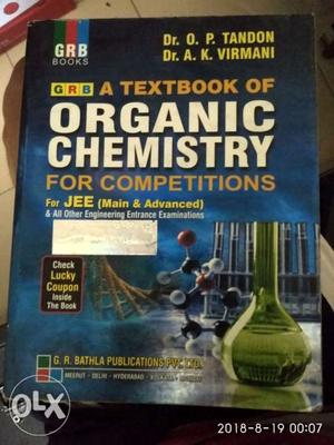 OP Tandon a textbook of organic chemistry amazing