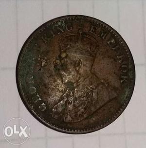 One quarter anna...copper coin