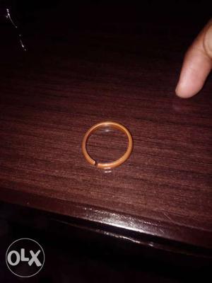 Orange Plastic Ring