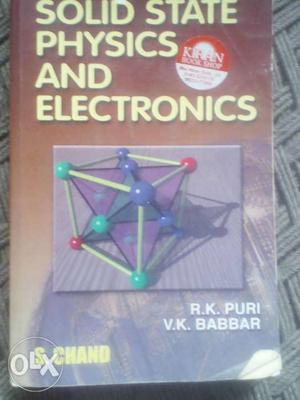 Solid state physics and electronics s.chand