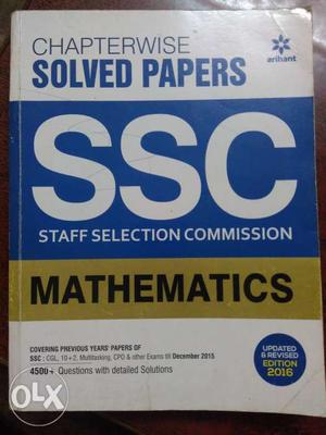 Ssc Mathematics: Previous Maths Question With