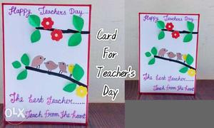 These 3 Beautiful Handmade Card For Your Teacher.